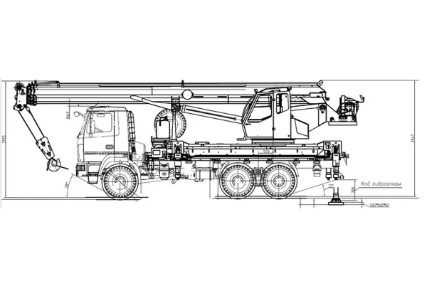 Автокран КС-55733 на шасси МАЗ 6302С5 — изображение 4