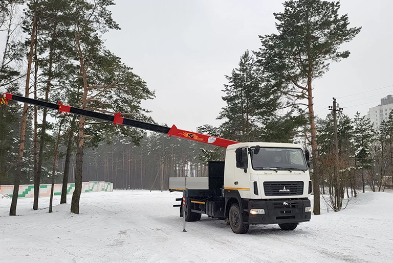 Кран-манипулятор МАЗ AGC42M с КМУ FG 414 — изображение 2