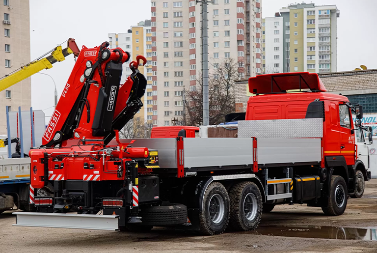 Кран-манипулятор МАЗ AGC64M с КМУ Fassi F455A.2.22
