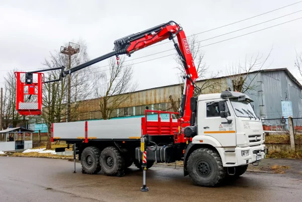 Кран-манипулятор КАМАЗ AGC66M с КМУ Fassi F155A.2.26