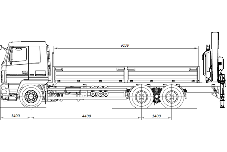 Кран-манипулятор МАЗ AGС64M с КМУ АНТ 12-2 — изображение 4
