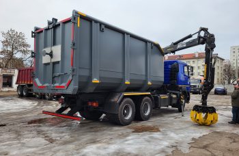 Ломовоз МАЗ 631228 AG6NMS с КМУ АНТ 10ММ