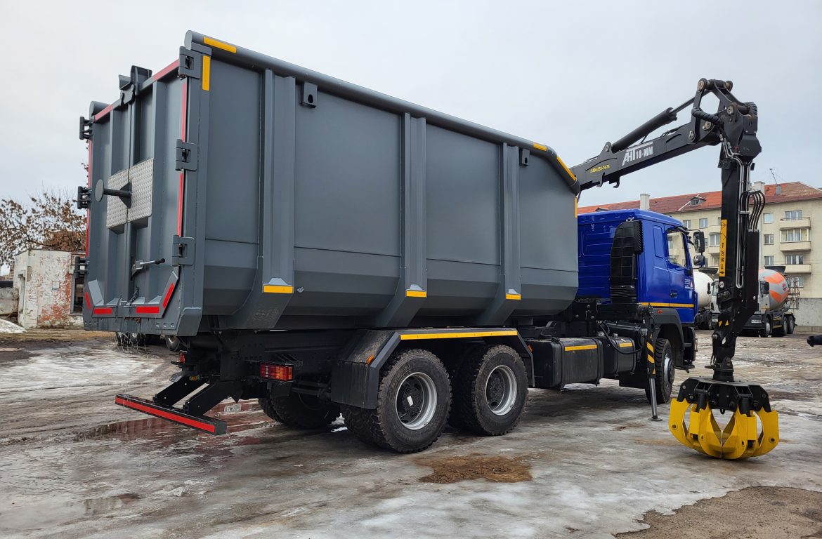 Ломовоз МАЗ 631228 AG6NMS с КМУ АНТ 10ММ