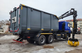 Ломовоз МАЗ 631228 AG6NMS с КМУ АНТ 10ММ