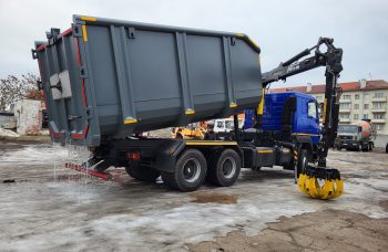 Ломовоз МАЗ 631228 AG6NMS с КМУ АНТ 10ММ