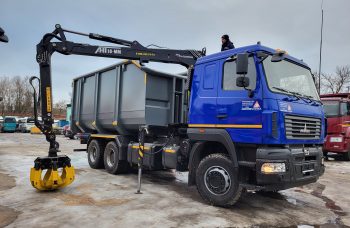Ломовоз МАЗ 631228 AG6NMS с КМУ АНТ 10ММ