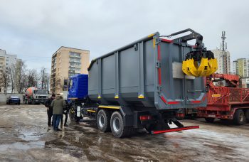Ломовоз МАЗ 631228 AG6NMS с КМУ АНТ 10ММ