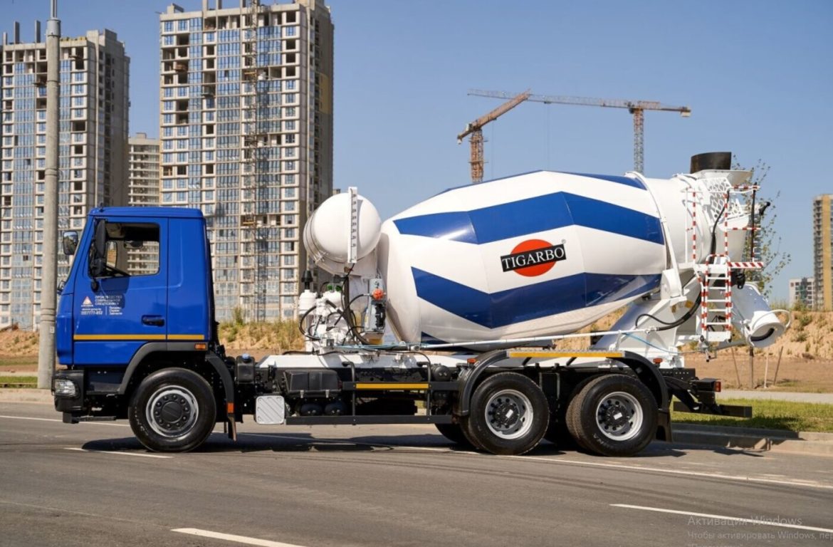 Автобетоносмеситель МАЗ 631226/6312С3 TIGARBO АБС-7ДА