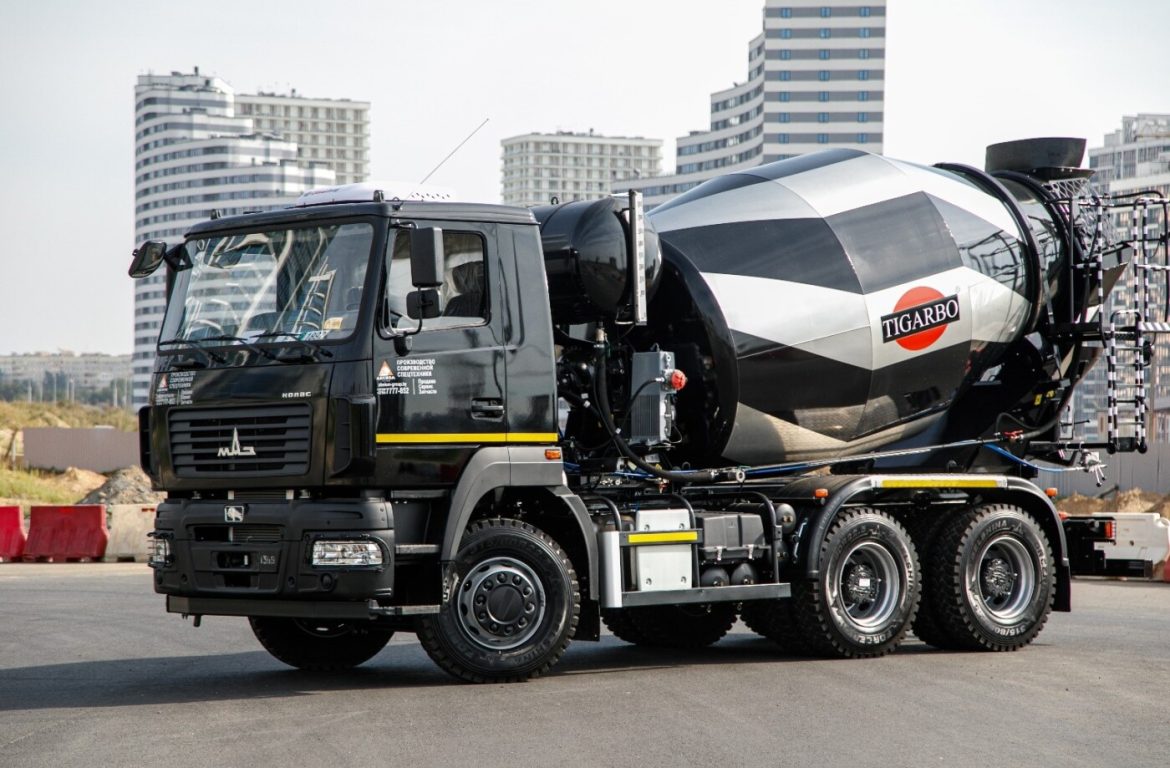 Автобетоносмеситель МАЗ-650126 TIGARBO АБС-8ДА