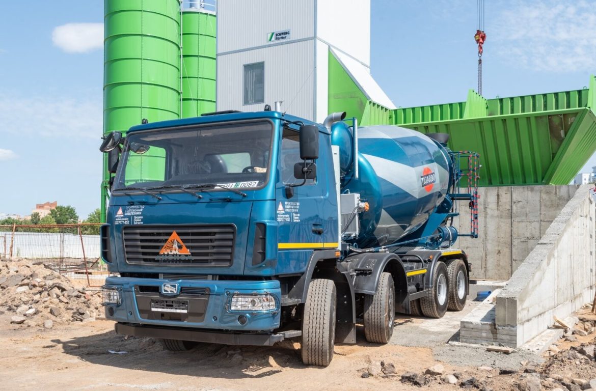 Автобетоносмеситель МАЗ-6516С9 TIGARBO АБС-11ДА