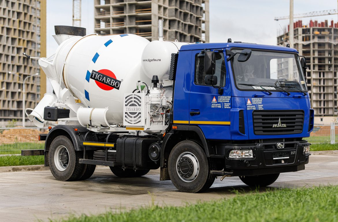 Автобетоносмеситель МАЗ-5340С2 TIGARBO АБС-4ДА