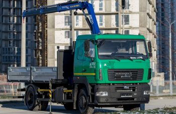Бортовой автомобиль МАЗ AGC42M с КМУ АНТ 7.5-2