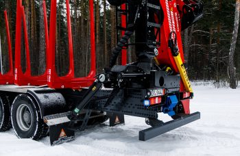 Сортиментовоз Mercedes-Benz с манипулятором Cranab TZ12.2