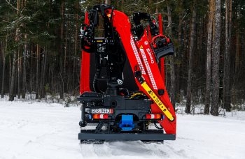 Сортиментовоз Mercedes-Benz с манипулятором Cranab TZ12.2
