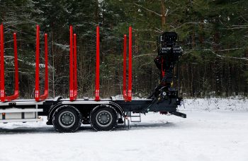 Сортиментовоз Mercedes-Benz с манипулятором Cranab TZ12.2