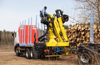 Сортиментовоз МАЗ-631228 с гидроманипулятором Marchesi M11T 02.100