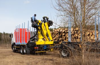 Сортиментовоз МАЗ-631228 с гидроманипулятором Marchesi M11T 02.100