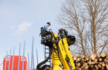 Сортиментовоз МАЗ-631228 с гидроманипулятором Marchesi M11T 02.100
