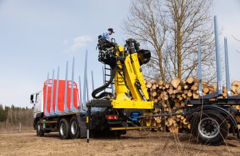 Сортиментовоз МАЗ-631228 с гидроманипулятором Marchesi M11T 02.100