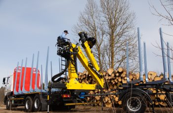 Сортиментовоз МАЗ-631228 с гидроманипулятором Marchesi M11T 02.100