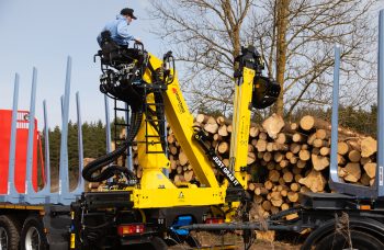 Сортиментовоз МАЗ-631228 с гидроманипулятором Marchesi M11T 02.100