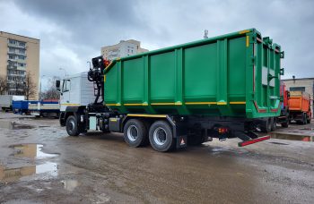 Ломовоз AG6NMS МАЗ-631228 с гидроманипулятором Cranab TZ12