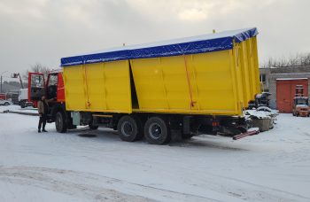Самосвал-щеповоз AG6NNS на шасси МАЗ 631228