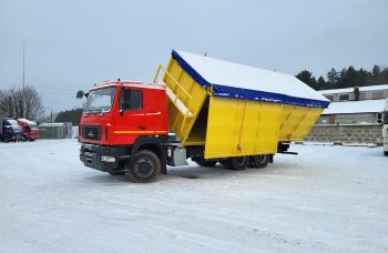 Самосвал-щеповоз AG6NNS на шасси МАЗ 631228