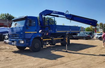 Бортовой автомобиль КАМАЗ-43253 с КМУ АНТ 12-2