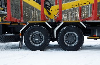 Сортиментовоз МАЗ-631228 с манипулятором Marchesi M10RS02.100 и кабиной оператора