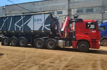 Автомобиль AG6NMN Тягач с КМУ Fassi F165AZ.0.22 и полуприцепом