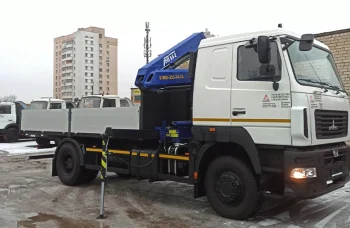 Бортовой автомобиль МАЗ AGC42M с КМУ АНТ 8.5-2