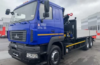 Бортовой автомобиль МАЗ AGC64M с КМУ PM 15522