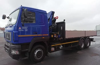 Бортовой автомобиль МАЗ AGC64M с КМУ PM 15522