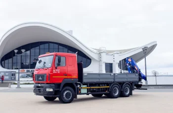 Бортовой автомобиль МАЗ AGC64M с КМУ PM 24022 PX