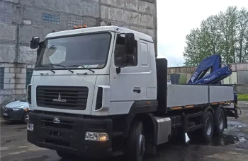 Бортовой автомобиль МАЗ AGС64M с КМУ АНТ 12-2