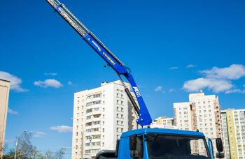 Самосвал МАЗ 5340В3 с КМУ АНТ 8.5-2