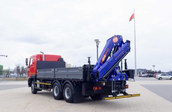 Бортовой автомобиль МАЗ AGC64M с КМУ PM 24022 PX