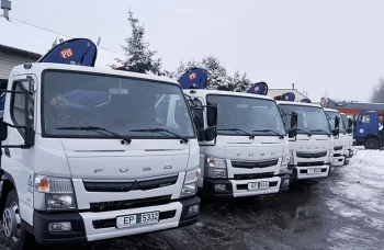 Самосвал AGD08M на базе Fuso Canter TF FECX1 с КМУ PM 8023