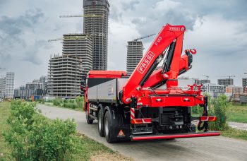 Бортовой автомобиль Shacman AGC6SM с КМУ Fassi F155A.0.22