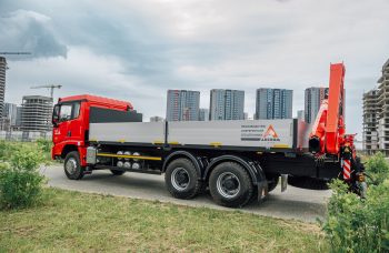 Бортовой автомобиль Shacman AGC6SM с КМУ Fassi F155A.0.22