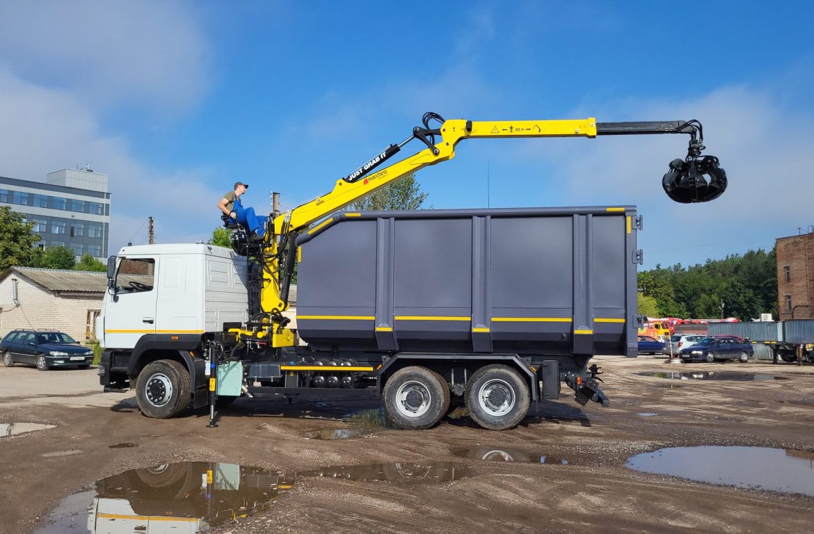 Ломовоз AG6NMS на базе МАЗ-631228 с КМУ Marchesi