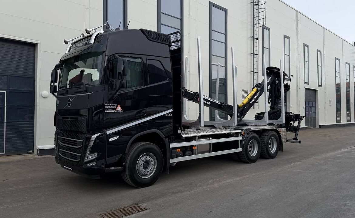 Сортиментовоз Volvo FH13 с гидроманипулятором Cranab TL12.2