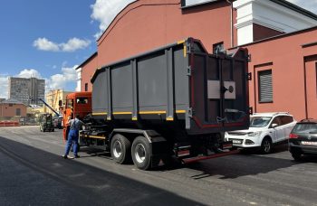 Ломовоз AG6NMS на базе КАМАЗ-6520 с КМУ АНТ 10ММ с металлозахватом