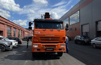 Ломовоз AG6NMS на базе КАМАЗ-6520 с КМУ АНТ 10ММ с металлозахватом