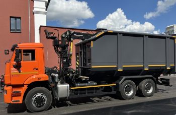 Ломовоз AG6NMS на базе КАМАЗ-6520 с КМУ АНТ 10ММ с металлозахватом