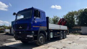 Бортовой автомобиль МАЗ AGC64M с КМУ Fassi F415A.2.23