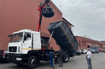 Ломовоз МАЗ-534026 с КМУ Fassi F155A.0.22