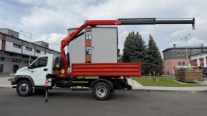 Самосвал с КМУ Fassi F85B.0.22 на базе ГАЗон NEXT