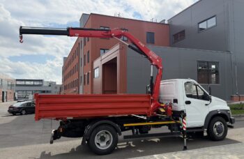 Самосвал с КМУ Fassi F85B.0.22 на базе ГАЗон NEXT